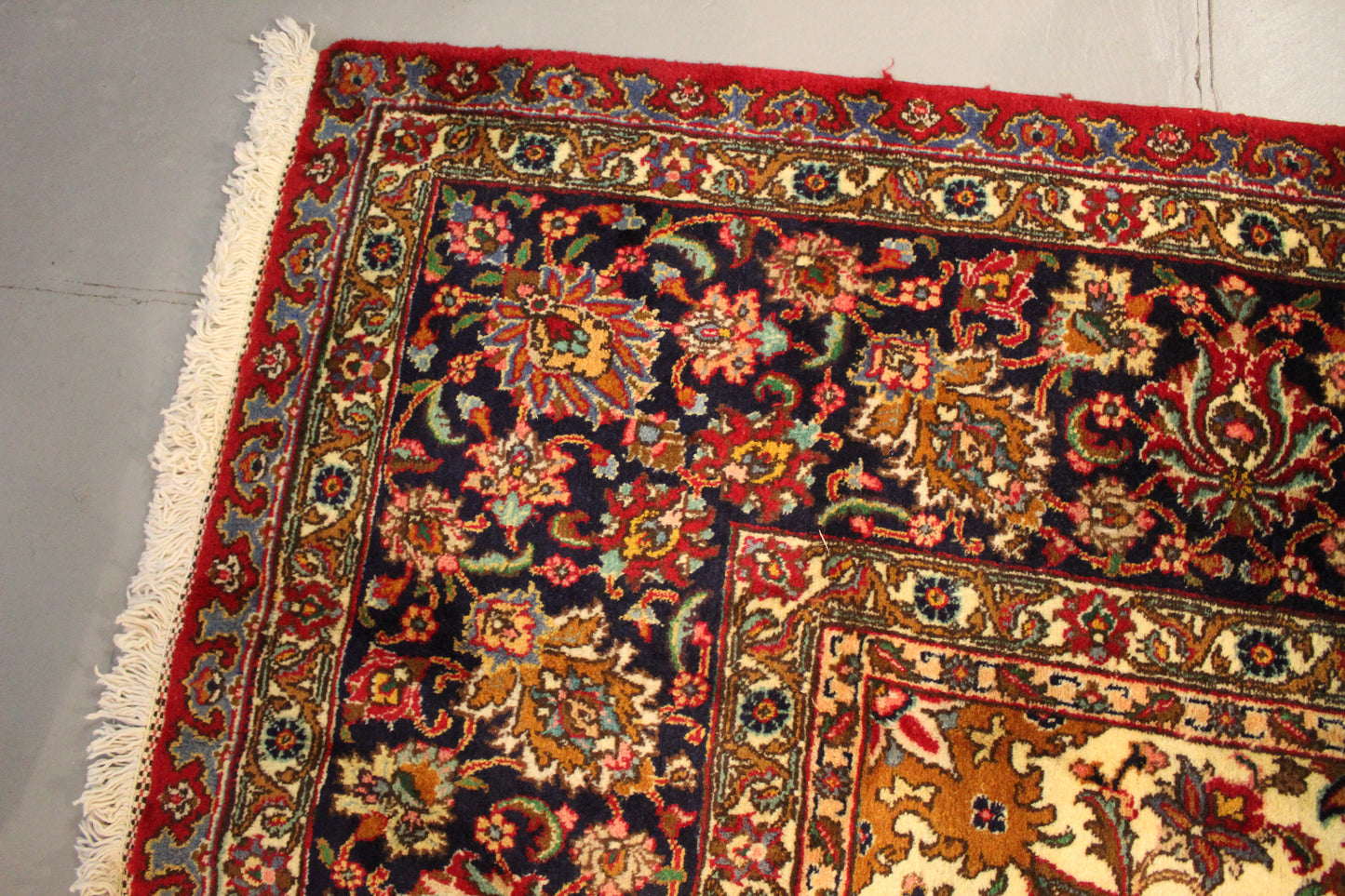 Antik Handgeknüpfter persische Tabriz Teppich 630 x 375 cm top zustand