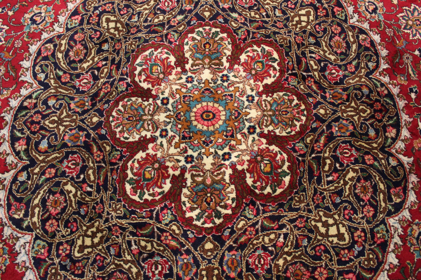 Antik Handgeknüpfter persische Tabriz Teppich 630 x 375 cm top zustand