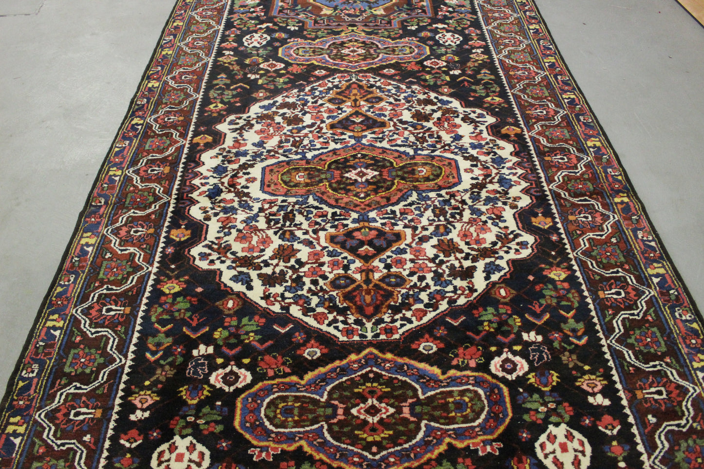 Antike Handgeknüpfter alte Perser Natur Farbe Teppich 475 x 175 cm top zustand