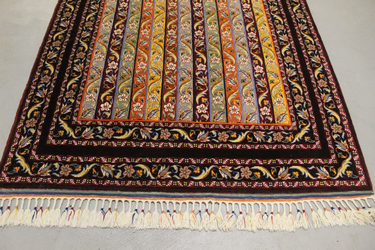 Antik handgeknüpfter Türkisch Teppich 255 x 155 cm top zustand perfekt