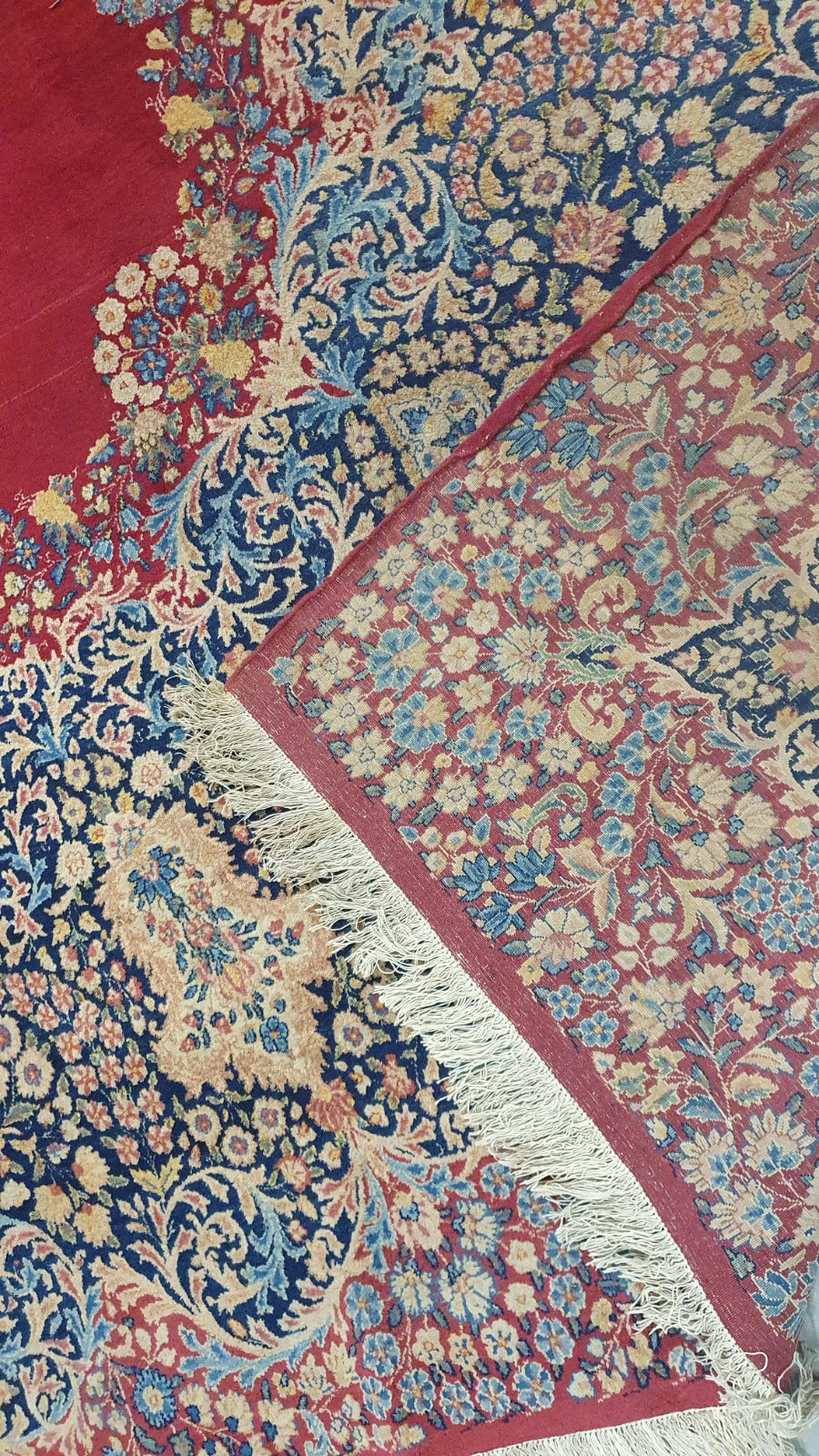 Antik handgeknüpfter persische kerman Teppich 620 x 385 cm top zustand perfekt