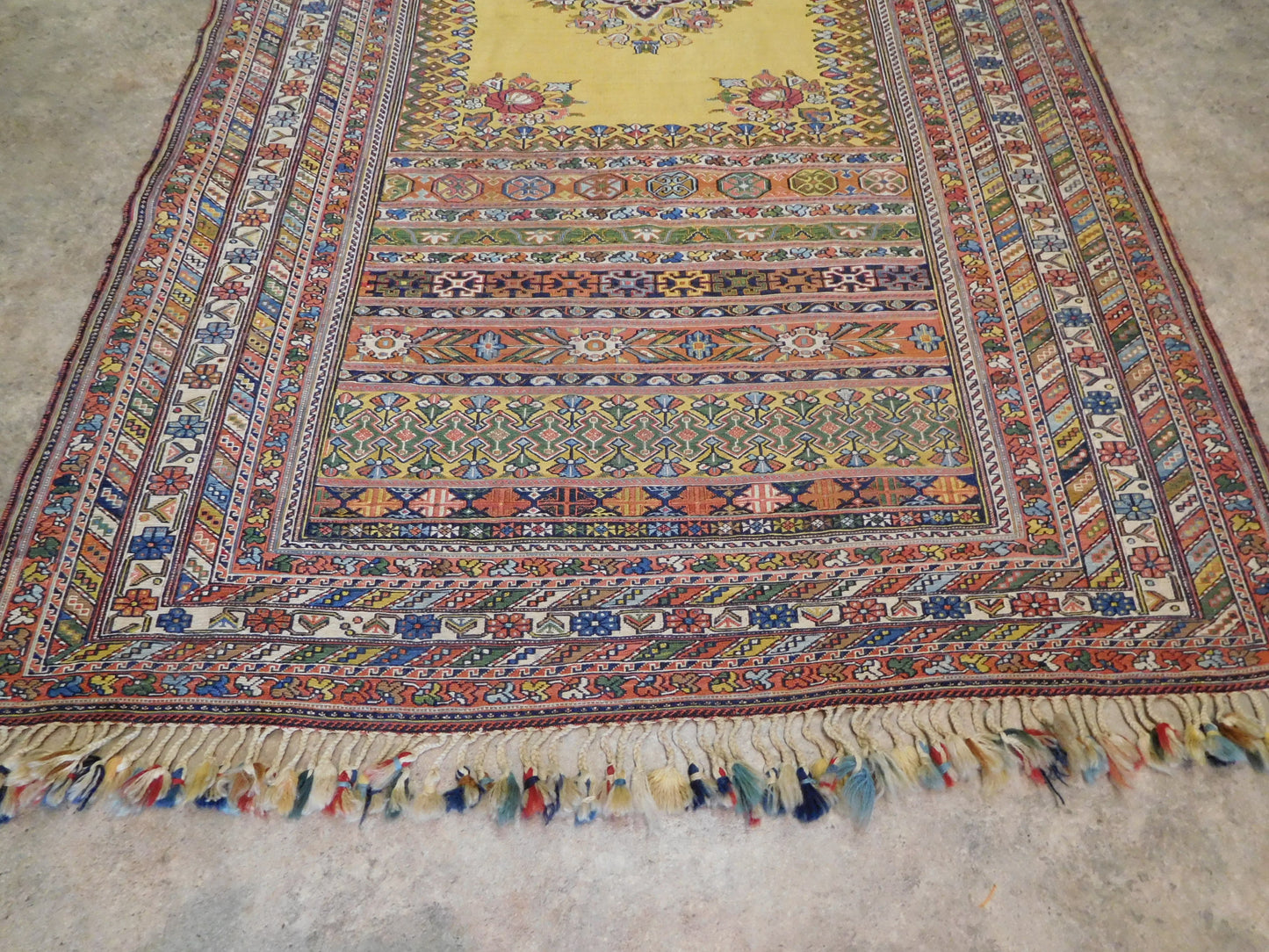 Antik Handgeknüpfter Teppich Sumak ( warni ) 230 x 132 cm Top zustand