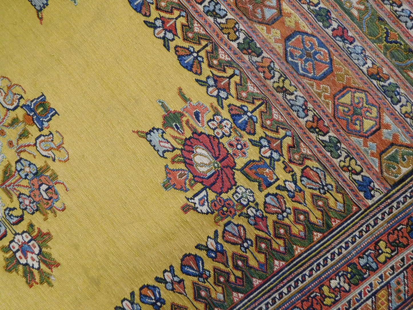 Antik Handgeknüpfter Teppich Sumak ( warni ) 230 x 132 cm Top zustand