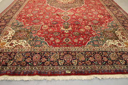 Antik Handgeknüpfter persische Tabriz Teppich 630 x 375 cm top zustand