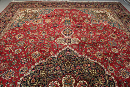 Antik Handgeknüpfter persische Tabriz Teppich 630 x 375 cm top zustand