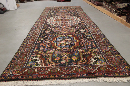 Antike Handgeknüpfter alte Perser Natur Farbe Teppich 475 x 175 cm top zustand