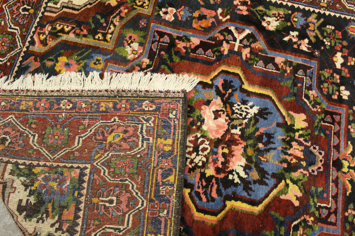 Antike Handgeknüpfter alte Perser Natur Farbe Teppich 475 x 175 cm top zustand