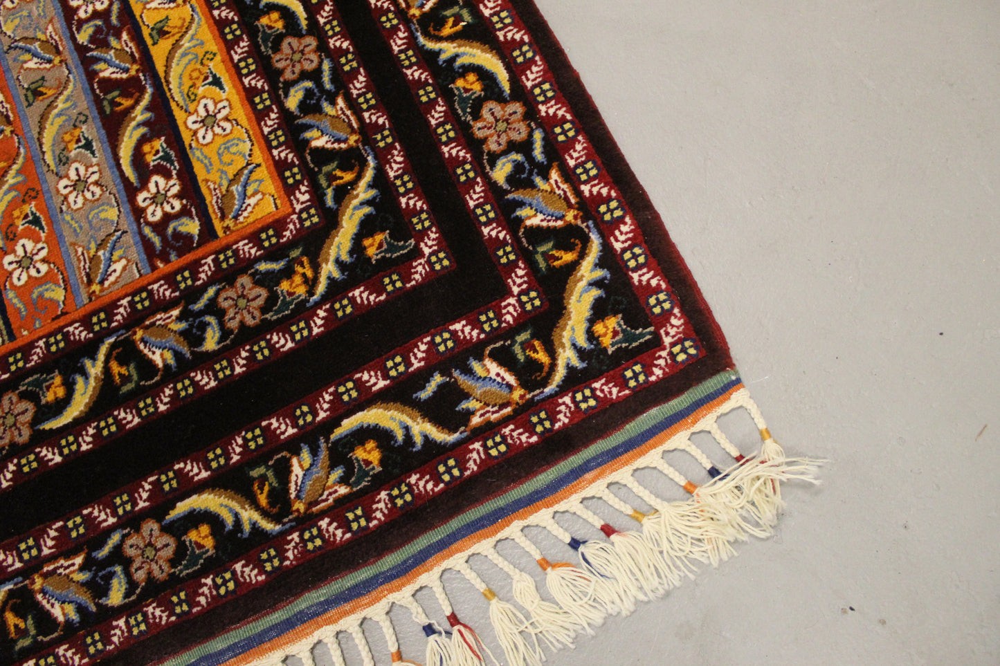 Antik handgeknüpfter Türkisch Teppich 255 x 155 cm top zustand perfekt