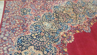 Antik handgeknüpfter persische kerman Teppich 620 x 385 cm top zustand perfekt