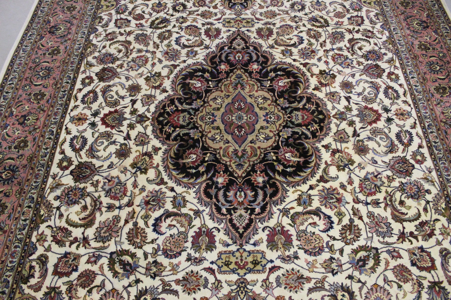 Antik handgeknüpfter Perser Tabriz Teppich 304 x 204 cm perfekt