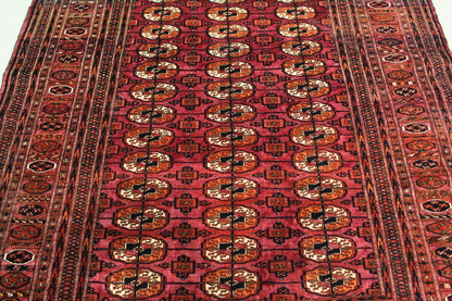 Antik Turkmenische Teppich Teke Seide auf Schurwolle 180 x 160 cm top zustand